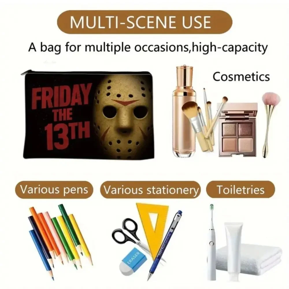 Friday The 13th Cosmetic Makeup Bag